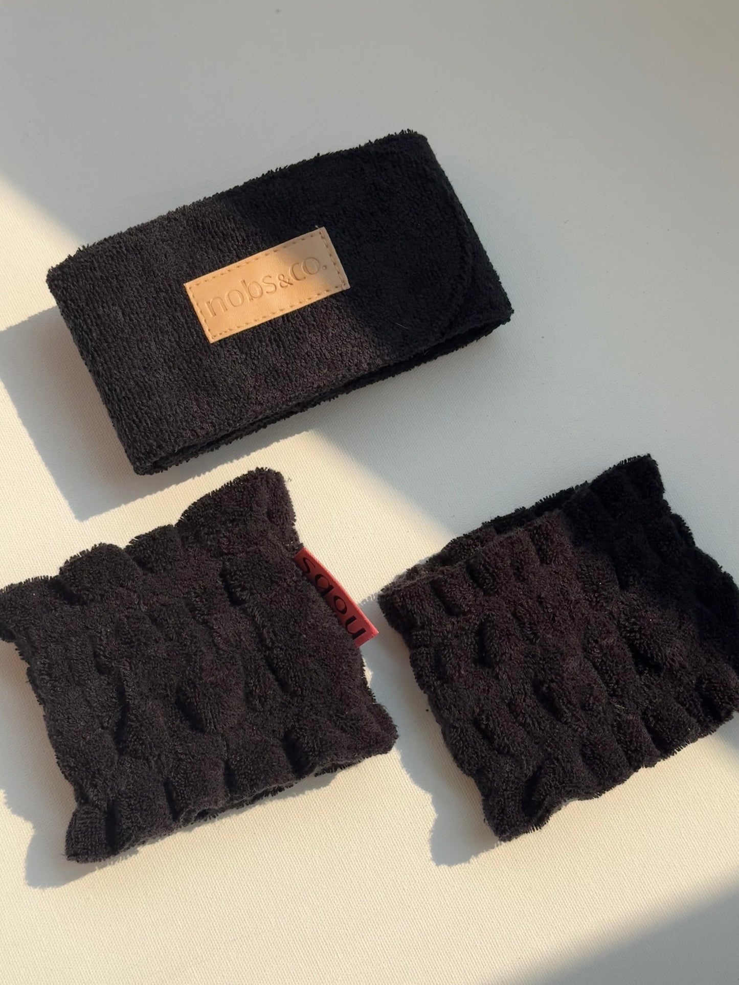 Kit Wash Band + Head Band Black