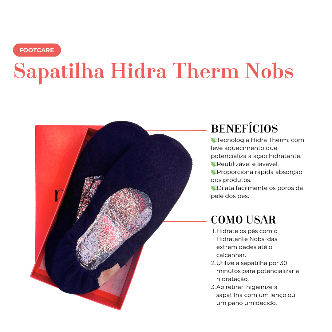 NOBS Hidra Therm Sapatilha de Hidratação Masculina Bege