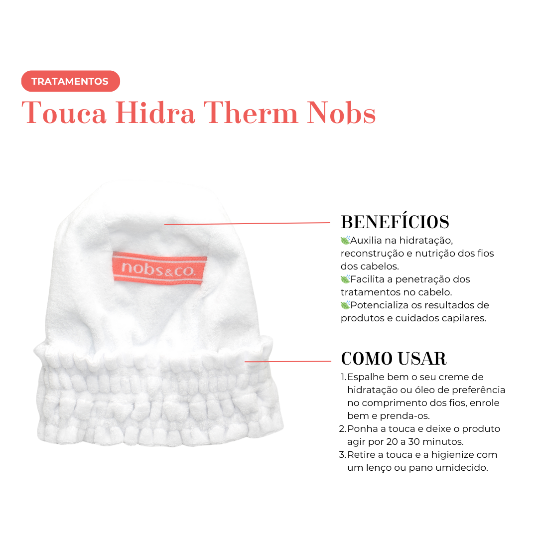 Touca de Hidratação Nobs Hidra Therm Black