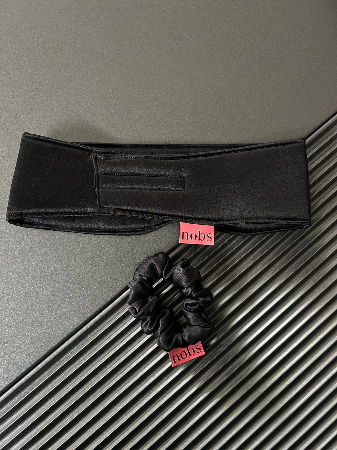 Kit Sleep Mask + Scrunchie 100% Seda Premium