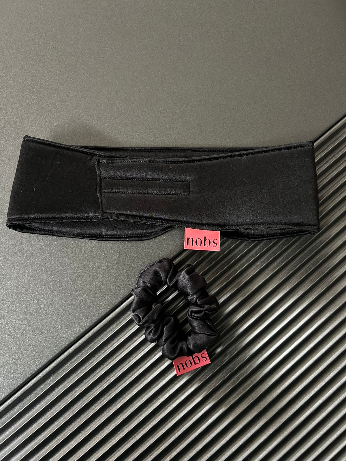 Kit Sleep Mask + Scrunchie 100% Seda Premium