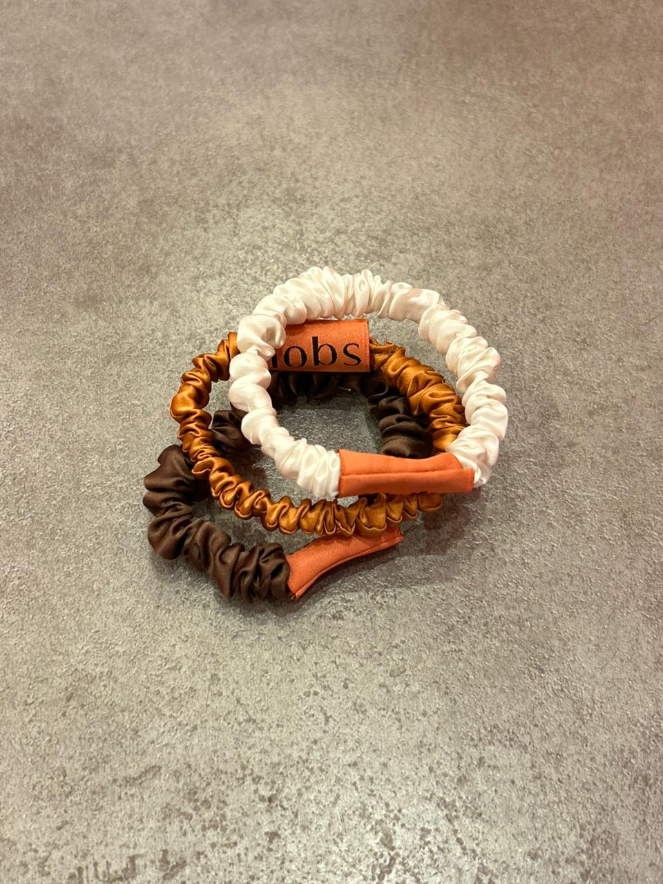 Scrunchies Slim Trio 100% Seda