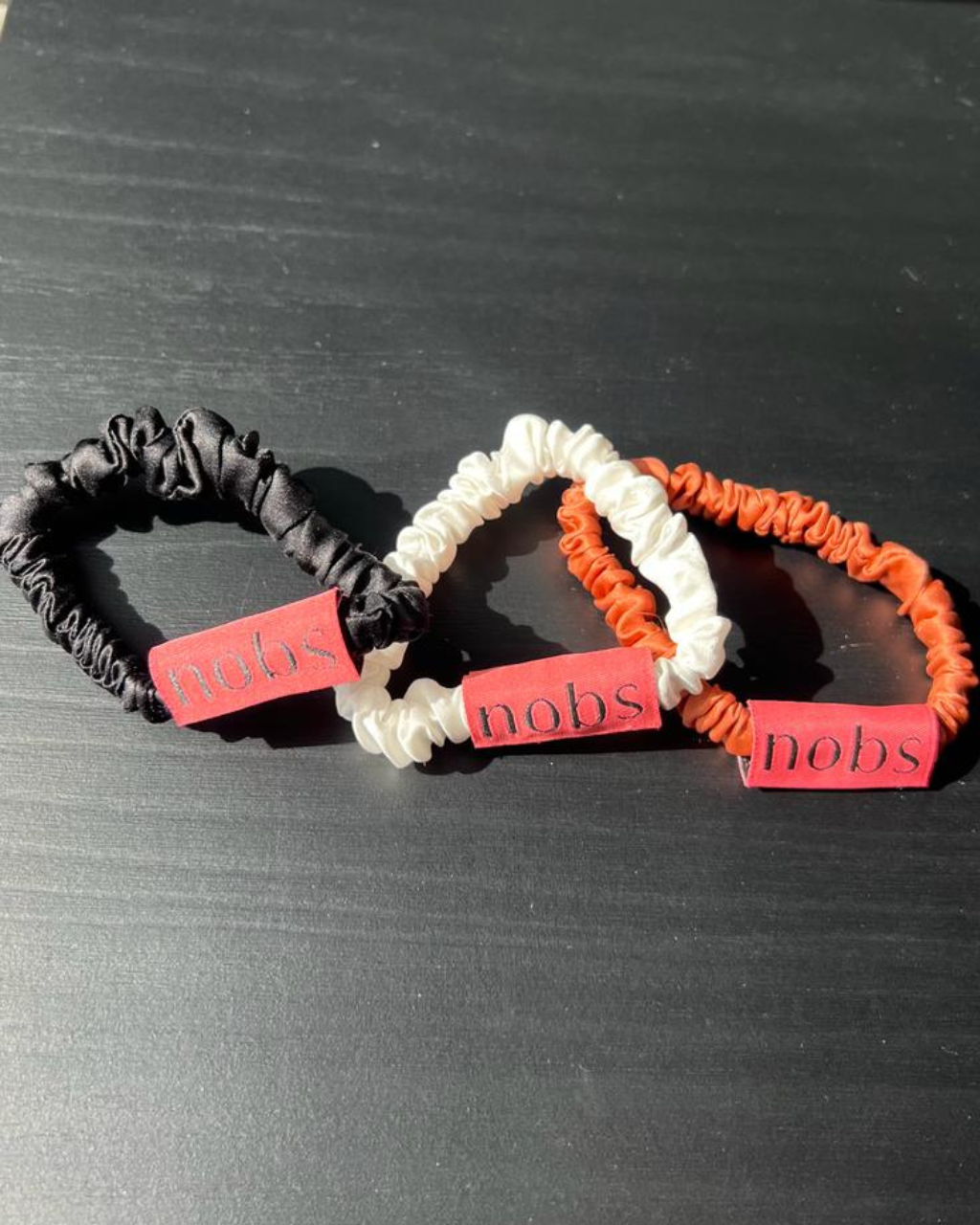 Scrunchies Slim Trio 100% Seda