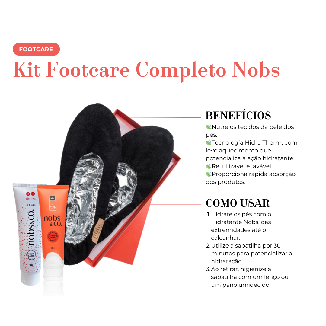 Kit Footcare Masculino Completo Bege