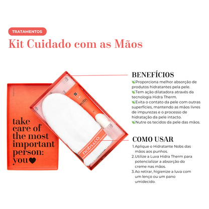 Kit Cuidado com as mãos - Bege