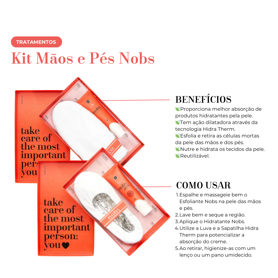 Kit completo mãos e pés- Bege